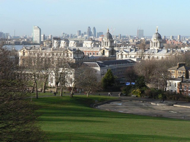 Greenwich: looking over the Naval College