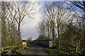 Road bridge over old railway line