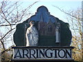 TL3250 : Arrington village sign by Mark Hurn