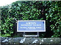 Airton Methodist Church, Sign