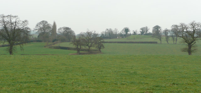 View over fields north of Vennington