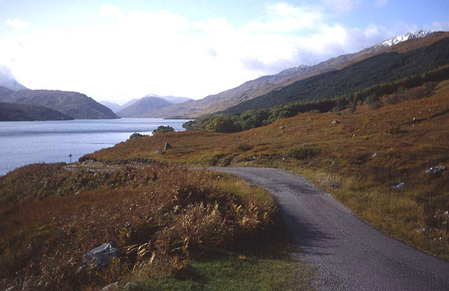 Lane along the Loch Arkaig shore