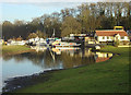 Boatyard and house near East Bridgford