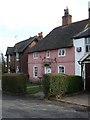 TQ9557 : Cottages on Faversham Road, Newnham by pam fray