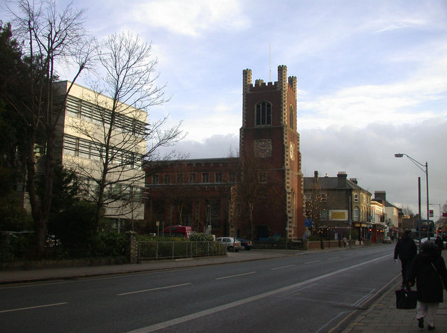 Hills Road, featuring St Paul's Church
