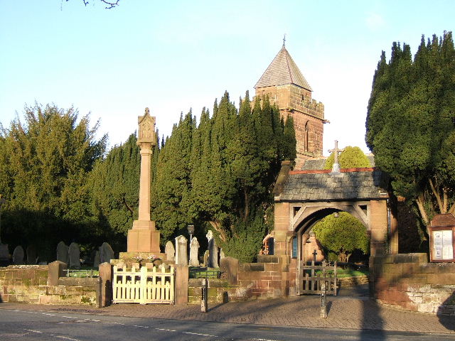 St. James' Church Christleton and War Memorial