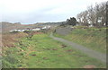 Cliff top path and seats