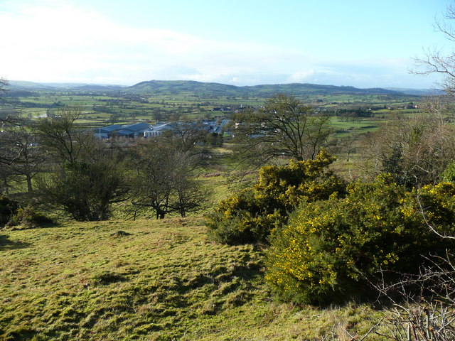 View west over Churchstoke