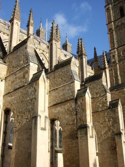 Buttresses, Exeter Cathedral