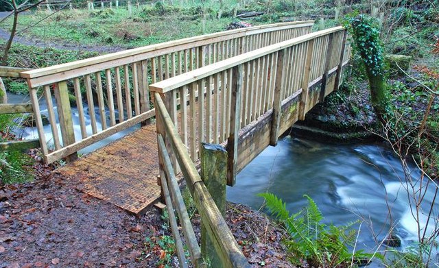 Footbridge, Crawfordsburn Glen © Albert Bridge cc-by-sa/2.0 :: Geograph ...