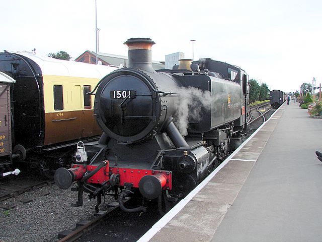 GWR locomotive at Kidderminster