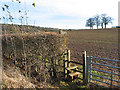 Stile and footpath leading south from Ledbury