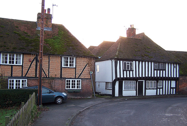 Tudor Cottages in Borden village