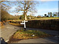 Weavers Rock Lane, Heathfield towards All Saints Church