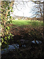 Footpath across the football field