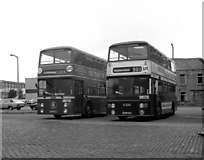 SE1632 : Ludlam Street bus depot by Dr Neil Clifton