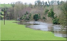 J1644 : The River Bann in flood (5) by Albert Bridge