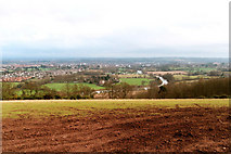 SO7971 : View of River Severn & Lickhill area of Stourport from top of Stagborough Hill by P L Chadwick