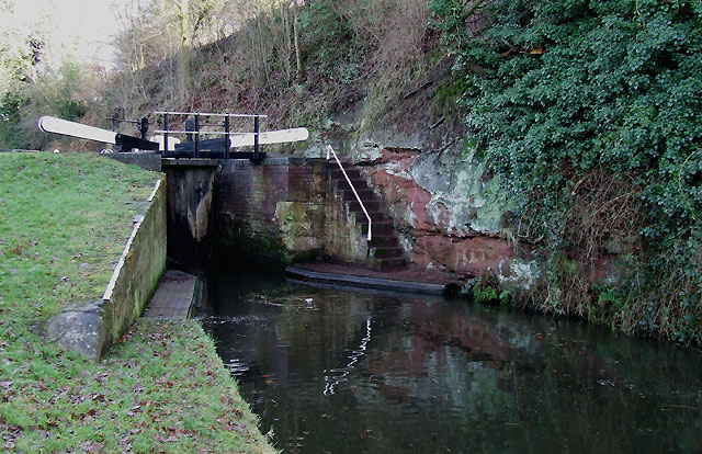 Rocky Lock, Staffordshire and Worcestershire Canal, near Ashwood