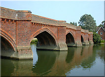 SU5495 : Clifton Hampden bridge by Nigel Brown