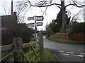 Junction at the centre of Arscott