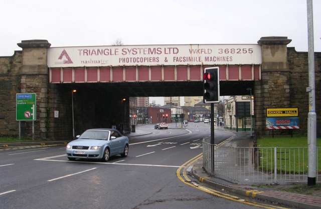Railway Bridge MVN2-241 over A61 - Kirkgate