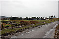 Farm road and Mains of Tullochgribban