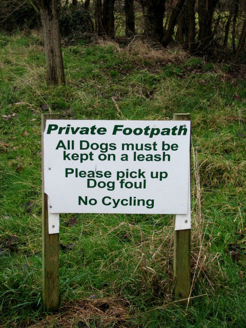 A private footpath?