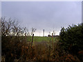 Telecoms mast from Bassingthorpe Lane