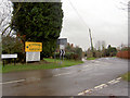 Withybrook Nurseries sign Featherbed Lane, Withybrook