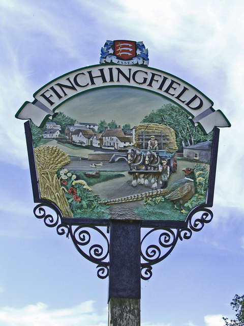 Village Sign at Finchingfield, Essex