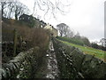 Path leading up to Laycock