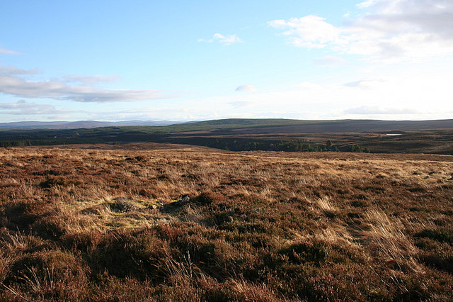 To the east from Carn Maol