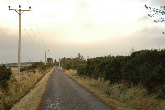 Unclassified road near Muirton