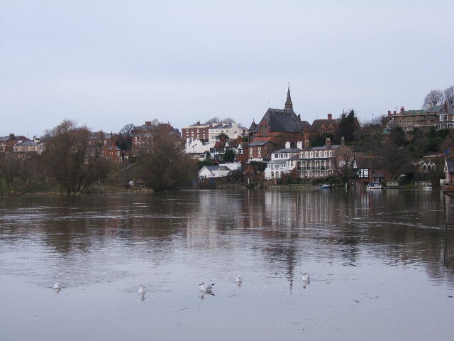 The River Dee from Sandy Lane
