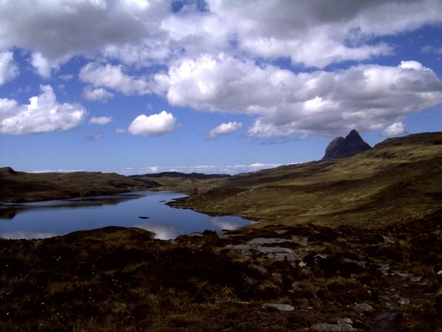 From Creag a' Chaise towards Suilven