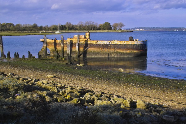 Wreck at Riverside Country Park