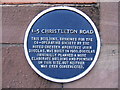 Blue Plaque, 1-5 Christleton Road