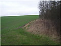 Little used path over open countryside