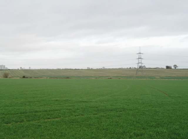 Arable fields near Upton