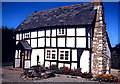 Black and white cottage in Shobdon