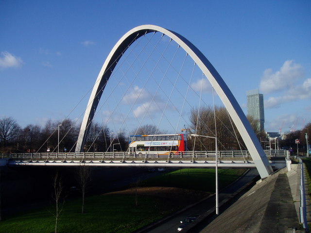 Hulme Arch, with a Stagecoach bus... © R Greenhalgh cc-by-sa/2.0 ...