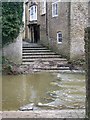 Stepping stones under water