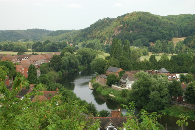 River Severn from Bridgnorth High Town