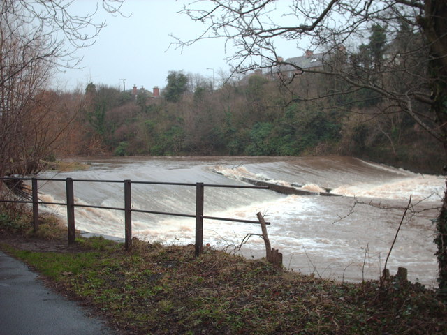 Weir on River Esk