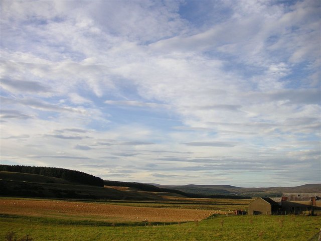 Ruthven and the valley of the Findhorn