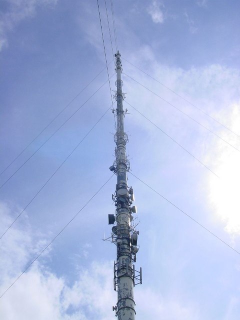 The Mendip transmitter mast © Peter Barrington cc-by-sa/2.0 :: Geograph ...