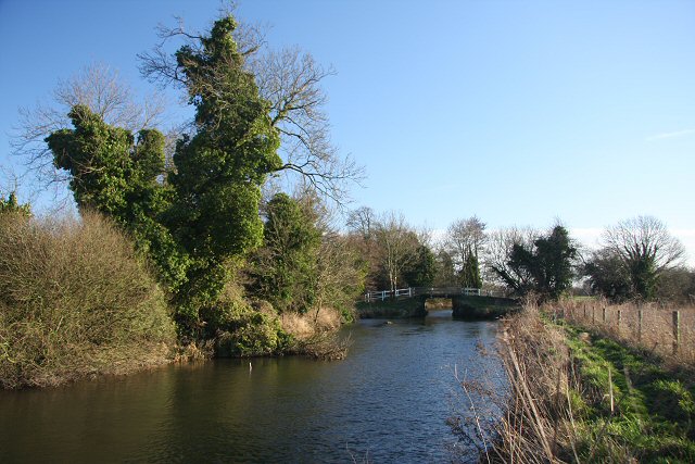 Farthing Bridge and the River Lark © Bob Jones :: Geograph Britain and ...