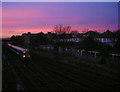 Sunset Over the West Coastway Line