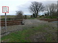 Footpath crossing the Chester-Holyhead railway line